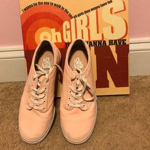 Peach vans!
